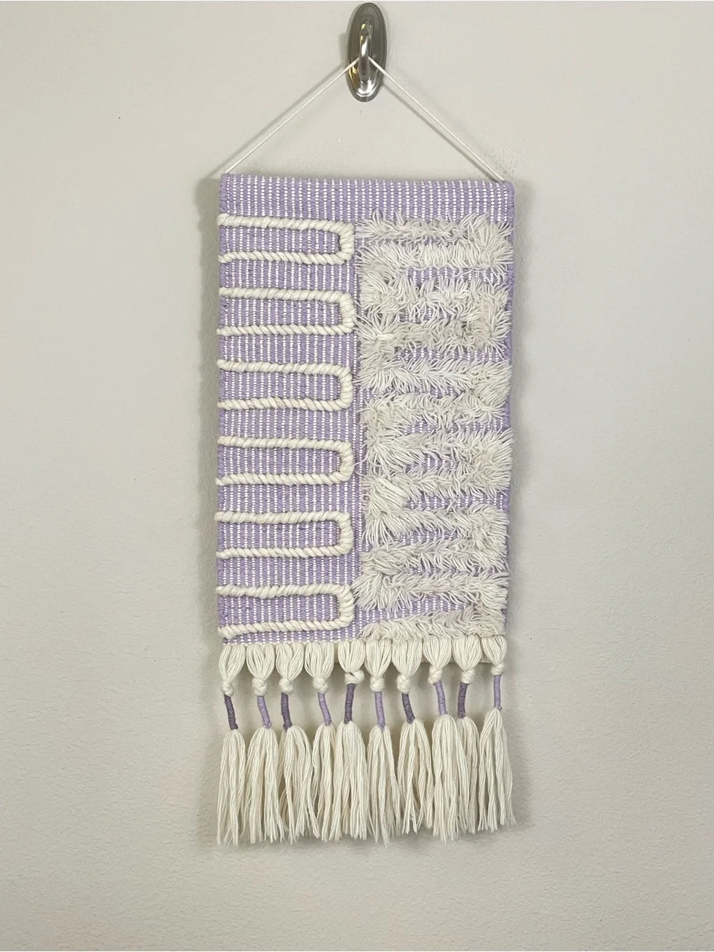 Anthropologie Faye Wall Hanging Wool Blend Boho Home Decor